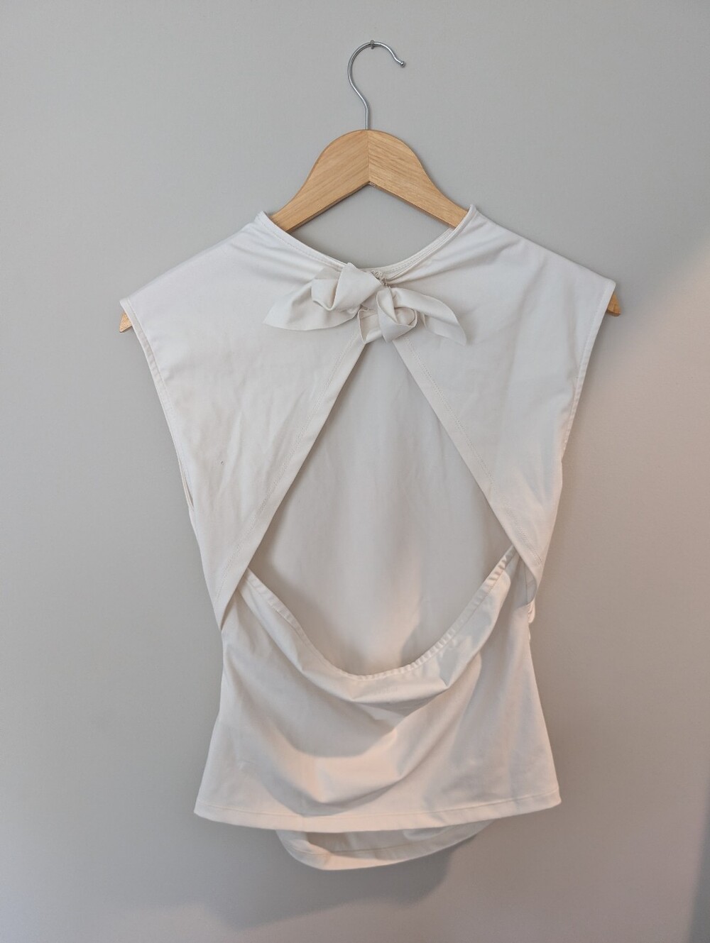 Anthropologie Maeve Sleeveless Open Bow Back Top